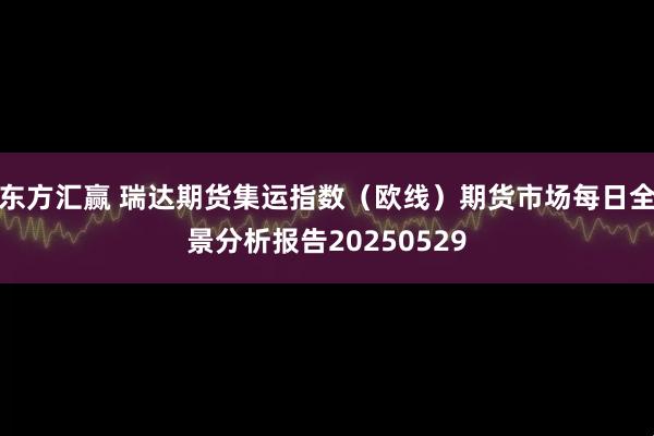 东方汇赢 瑞达期货集运指数（欧线）期货市场每日全景分析报告20250529